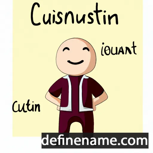 cartoon of the name Custantinu