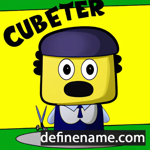 cartoon of the name Cutberto