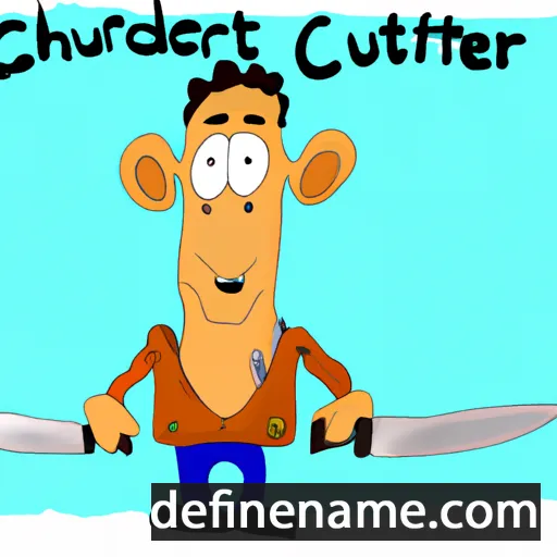 cartoon of the name Cutheard