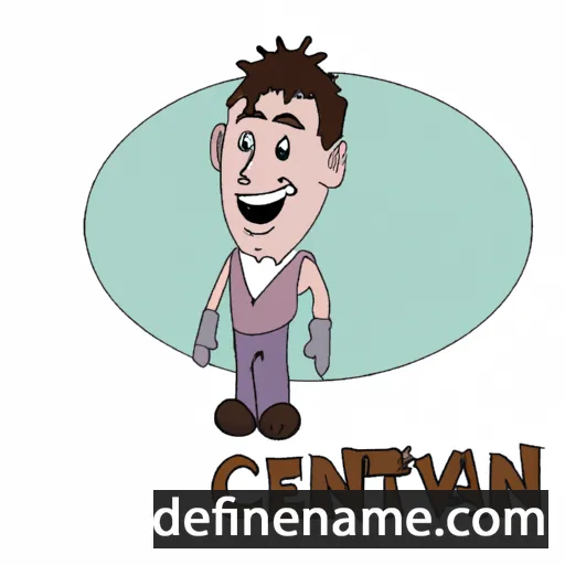 cartoon of the name Cvetan