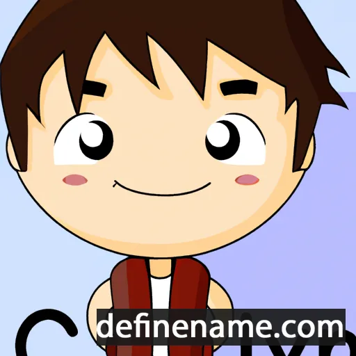 cartoon of the name Cylin