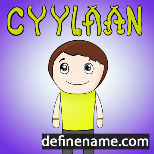 cartoon of the name Cynan