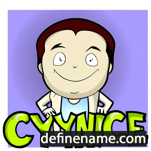 cartoon of the name Cynric