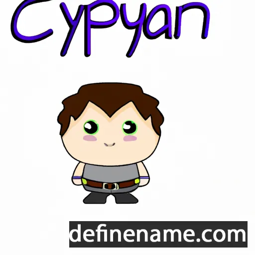 Cyprián cartoon