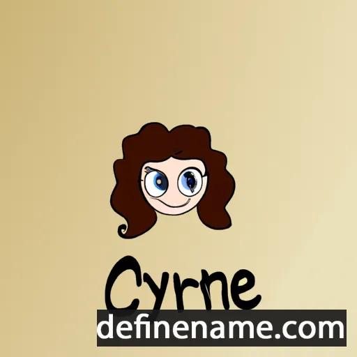 Cyrène cartoon