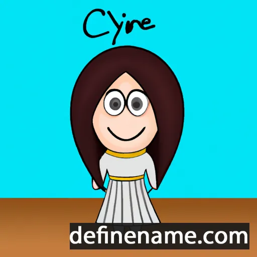 Cyrine cartoon