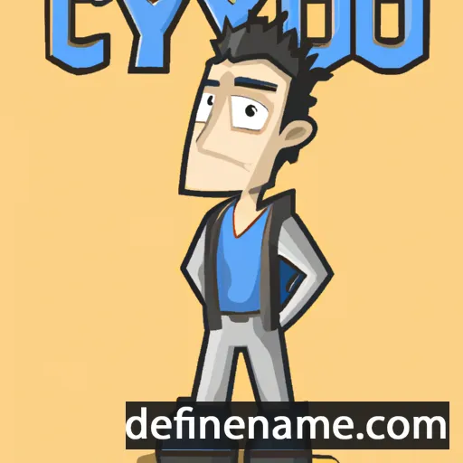 cartoon of the name Cyro