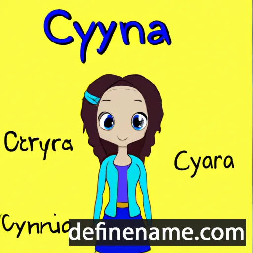 cartoon of the name Cyryna