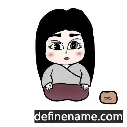 cartoon of the name Da-hyeon