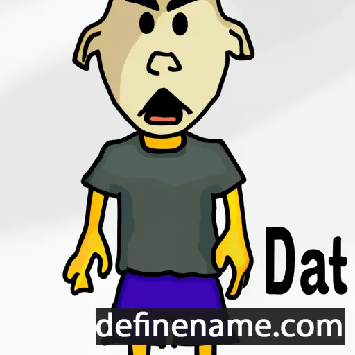 cartoon of the name Daat