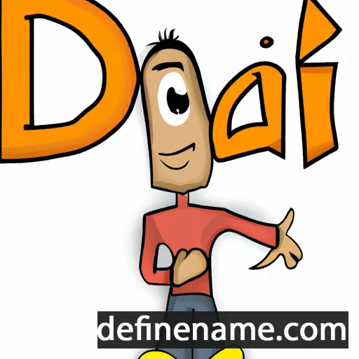 cartoon of the name Dabí