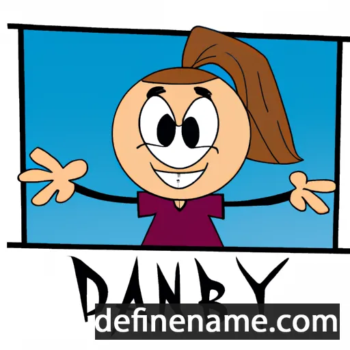 cartoon of the name Dabney