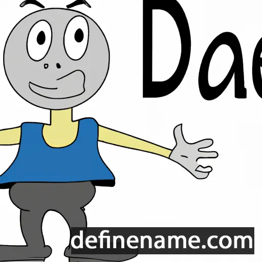 cartoon of the name Dace