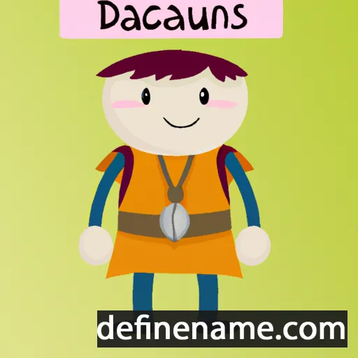 cartoon of the name Dacianus