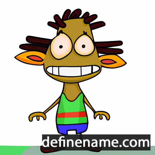 cartoon of the name Dacio