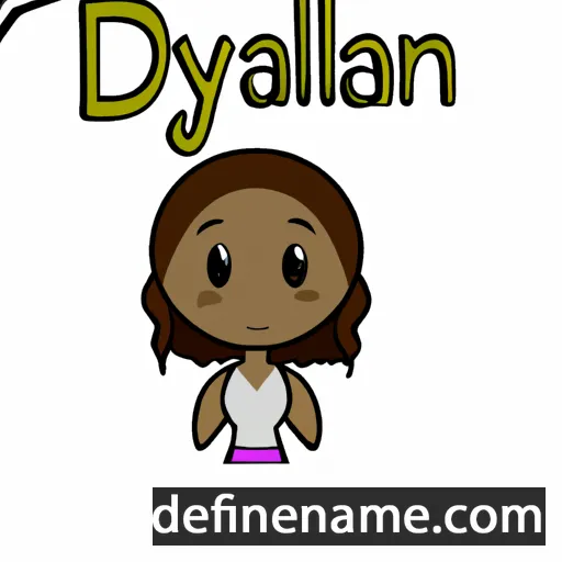 cartoon of the name Daelynn