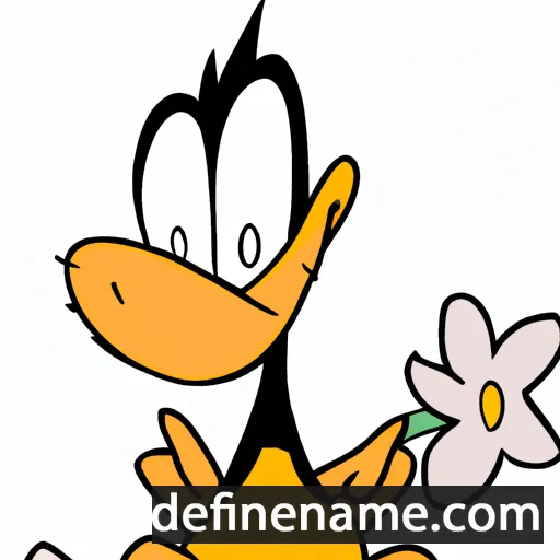 cartoon of the name Daffy