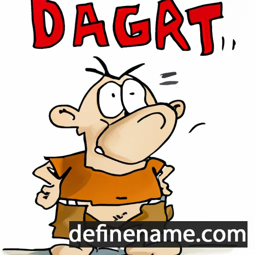 cartoon of the name Dagbjart