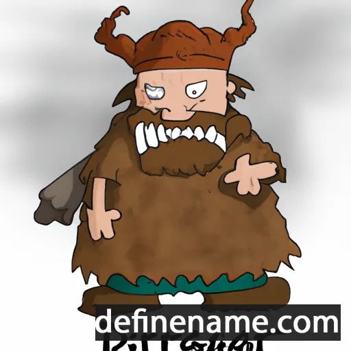 cartoon of the name Dagbjartur