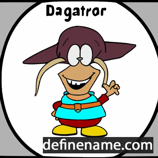 Dagbjört cartoon