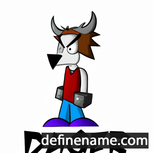 cartoon of the name Dager