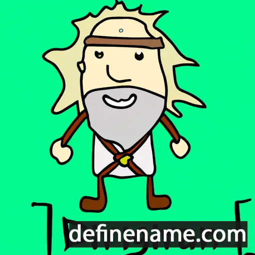 cartoon of the name Dagfinnur