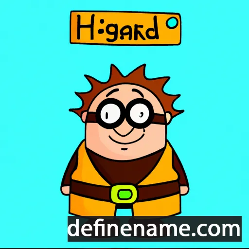 cartoon of the name Dagheiðr