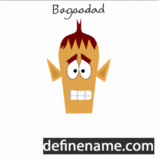 cartoon of the name Dagobald