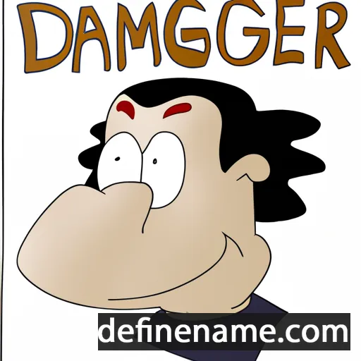 cartoon of the name Dagomér