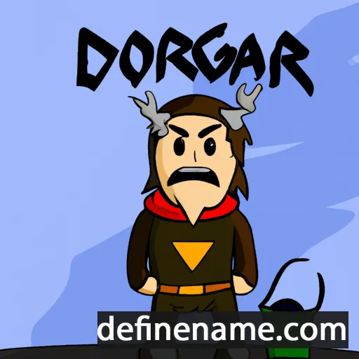 cartoon of the name Dagþór