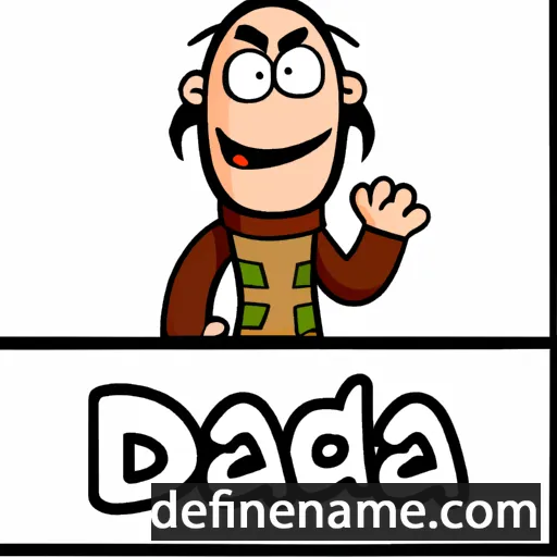 cartoon of the name Dahud