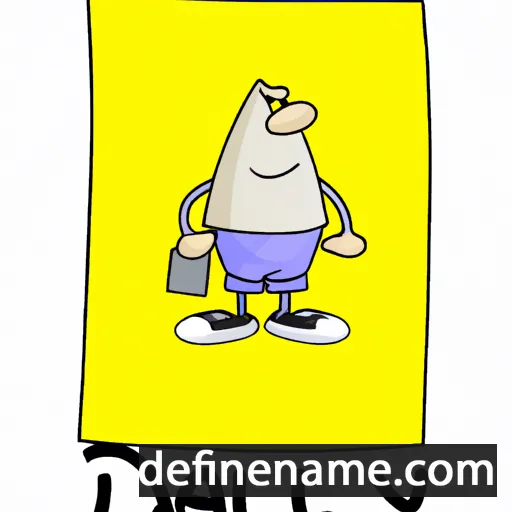 cartoon of the name Dailey