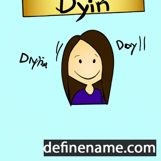 cartoon of the name Dailyn