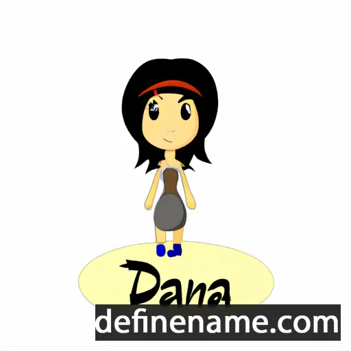 cartoon of the name Daina