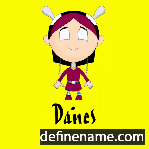 cartoon of the name Dainė