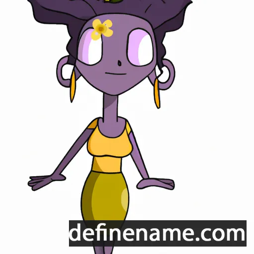 cartoon of the name Daiona