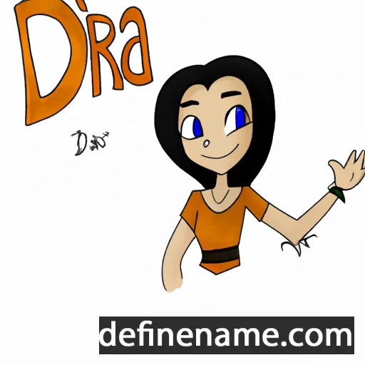 cartoon of the name Daira