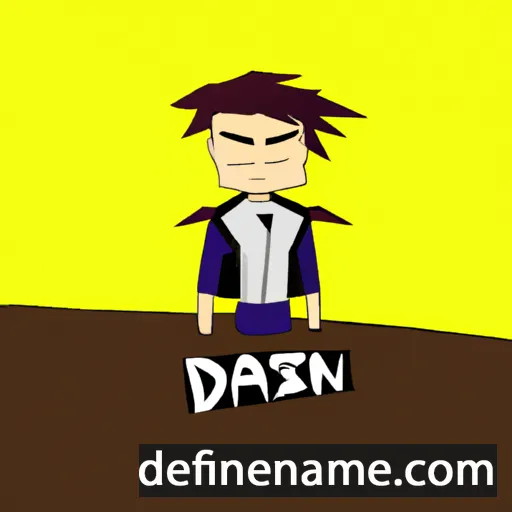 cartoon of the name Daizen