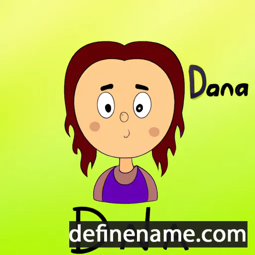 cartoon of the name Dajana