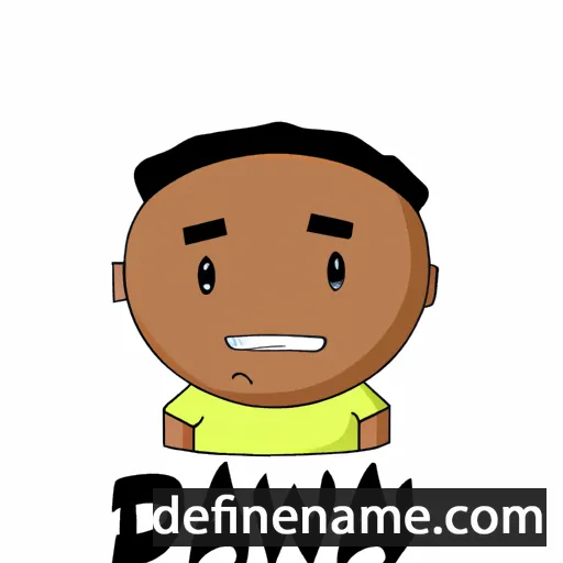 cartoon of the name Dajuwan