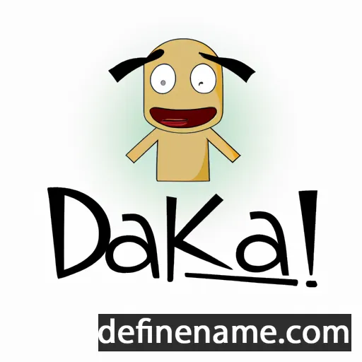 cartoon of the name Daka