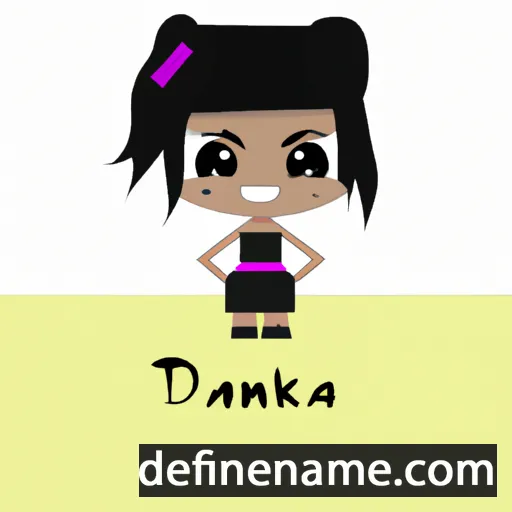 cartoon of the name Dakenna