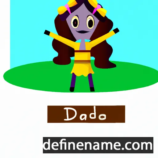 cartoon of the name Dalanda