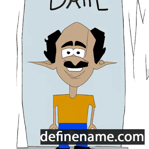 cartoon of the name Dalir