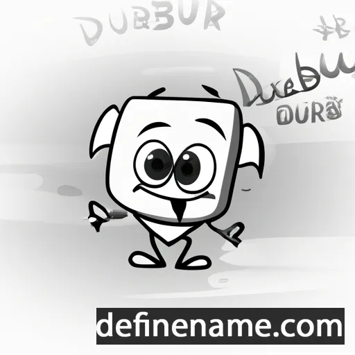 cartoon of the name Dárbmu