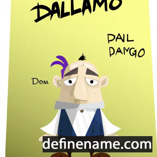 cartoon of the name Dalmazio