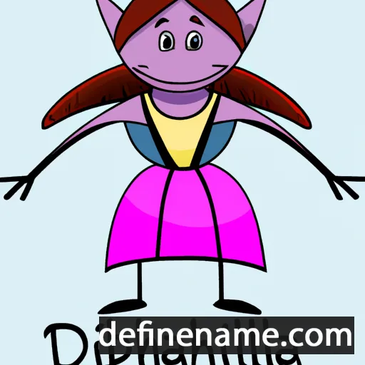 cartoon of the name Dalphina