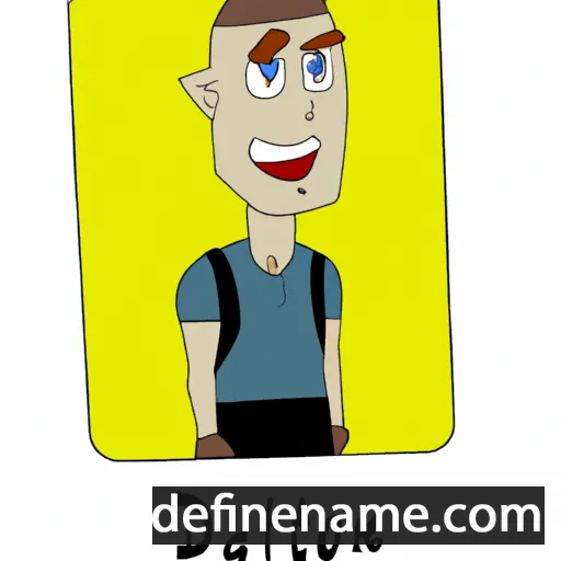 cartoon of the name Dalten