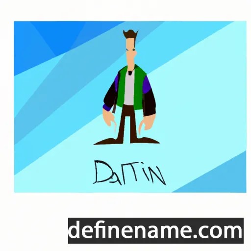 cartoon of the name Daltin