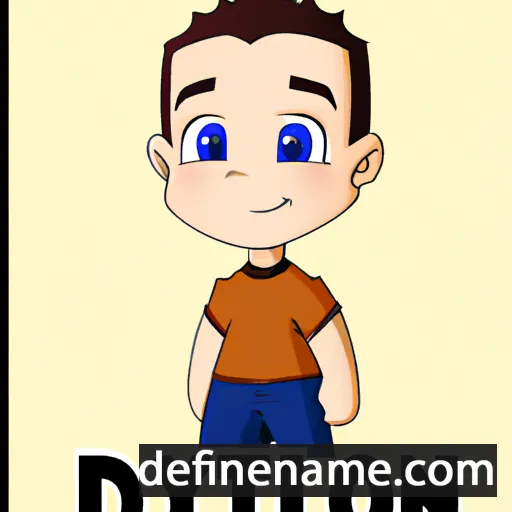 cartoon of the name Daltyn